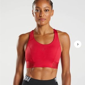 Gymshark TRAINING BRANDMARK SPORTS BRA XL Salsa Red